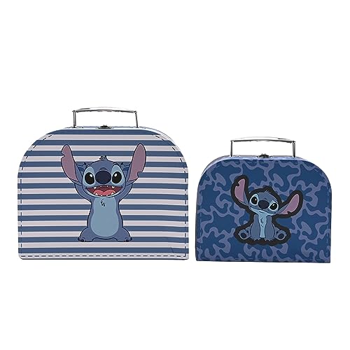 Widdop Disney Icon Stitch Set mit 2 Koffer-Aufbewahrungsboxen