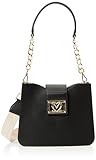 Love Moschino Damen Schultertasche, Schwarz Schultertasche, Schwarz