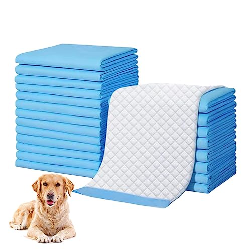 Pinkel-Pads für Hunde – 50/100 Stück Töpfchen-Trainingspads für Haustiere, auslaufsichere Töpfchen-Pads für Hunde, rutschfeste Welpen Pipi Pads, Boden Pipi Schutz Trainingspads für Hunde, Töpfchen Pad