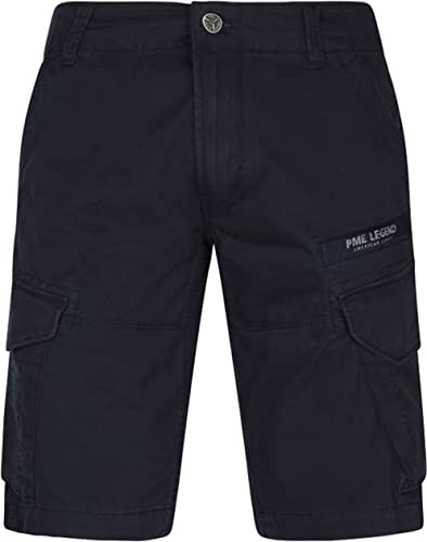 PME Legend Kurze Hose Nordrop Cargo Shorts Stretch Twill Dunkelblau Herren