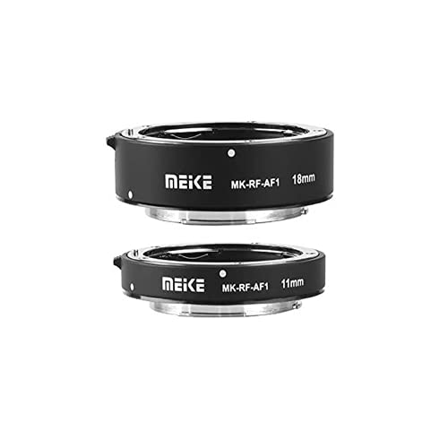 Meike MK-RF-AF1 Automatische Makro-Verlängerungsringe für Canon EOS R, RP(11mm und 18mm), kompatibel mit Canon EOS R, EOS RP