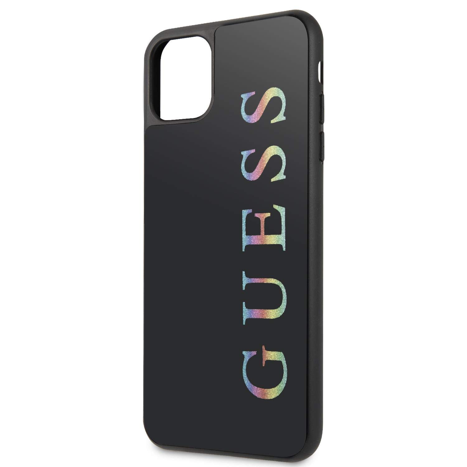 Guess GUHCN65LGMLBK Schutzhülle für Apple iPhone 11 Pro Max PC+TPU, Einheitsgröße, Schwarz