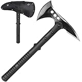 VIKING GEAR® Tomahawk M48 Tactical Tomahawks, schwarz - 40 cm lang - Outdoor Beil - Zombie Dead - SWAT - Hawk - Camping - Prepper - Survival Ausrüstung