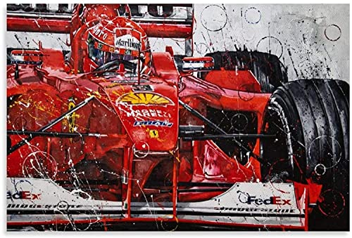 DIY Erwachsene Und Kinder Diamant Malerei Painting Kits Vollbohrer Michael Schumacher Legend of F Race Best Driver 5d Strass Bild Kristall Kunsthandwerk 15.7"x19.7"(40x50cm) Kein Rahmen