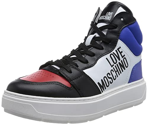 Love Moschino Damen Ja15284g1giac10b41 W.Sneakers, Weiß, 41 EU