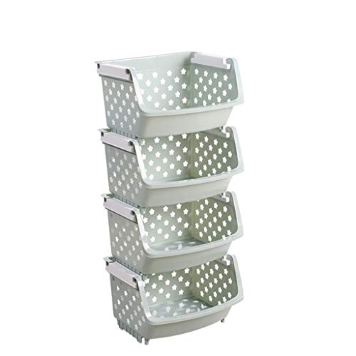 LASTRAN Küchenwagenwagen, Kitchen Trolley Lagerung, Mehrzweck Trolley Organizer Cart mit Rollen, Rolling Cart Utility Cart, Mobile Utility Service Cart für Küche Badezimmer Büro Wäscherei, Blau