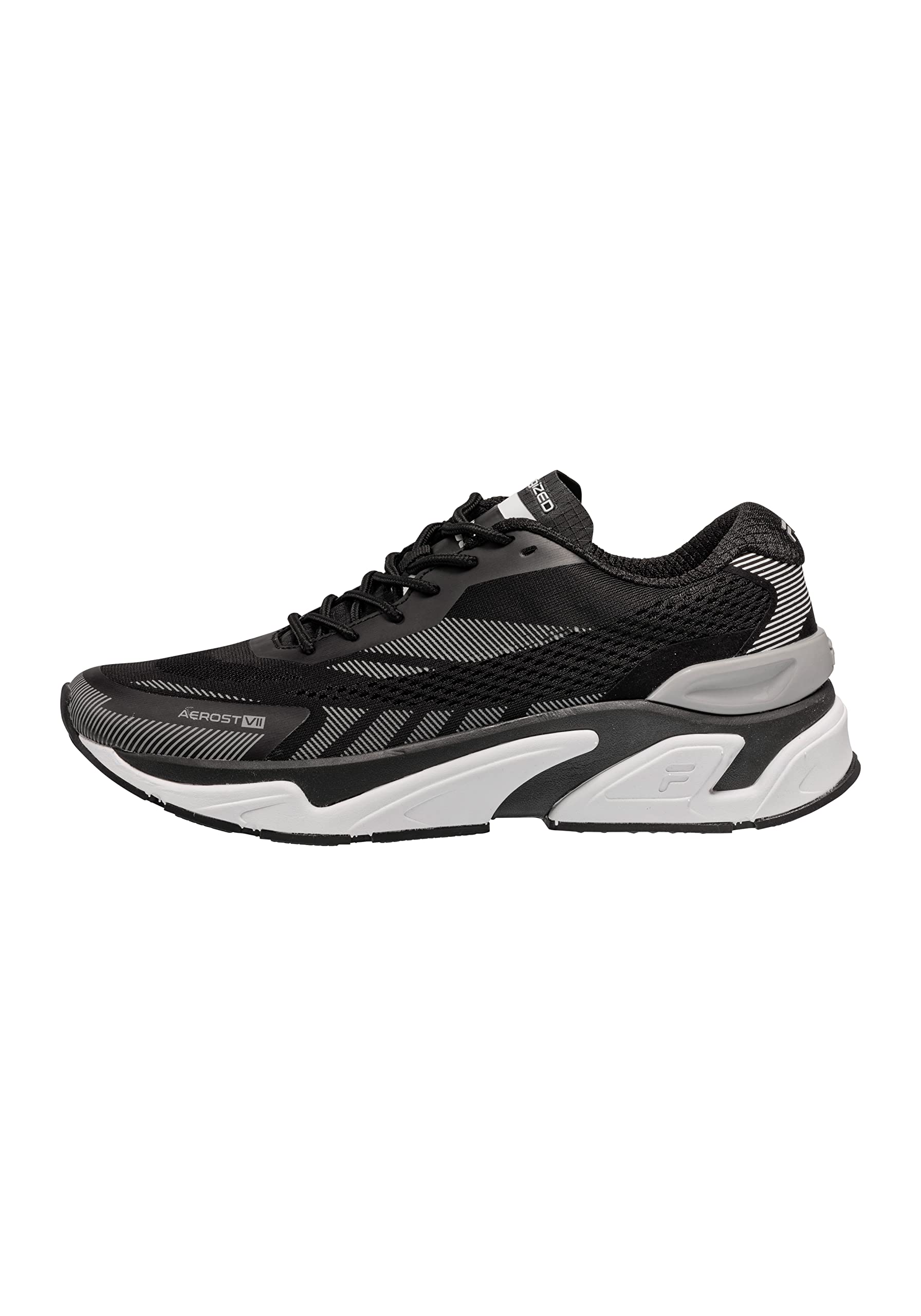 FILA Herren Raceway Laufschuh, Black-White, 40 EU