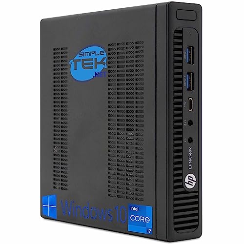 HP EliteDesk 800 G2 USDT Core i7 4 GHz Windows 10 Pro | 64 GB RAM SSD 2 TB | USB Type-C DisplayPort Smartworking (überholt)