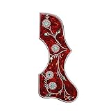 Professionelle Akustikgitarre Plektrumschutz Gitarre Kratzplatte Selbstklebend Pickguard Aufkleber für Akustikgitarre Teile