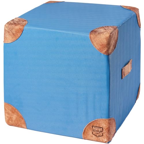 ARTZT Vintage Series Turnwürfel Cube Blau, 50 x 50 x 50 cm