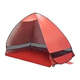 XASBSEULK Pop Up Strandzelt | Sonnenschutz Shelter Camping UPF 50+ Zelt | Faltbarer Sonnenschutz mit leistungsstarkem Sonnenschutz | wasserdichte Sonnenblenden für Angeln, Camping, Picknick, Strand