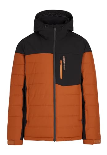 Protest Herren Winterjacke PRTMOUNT 20K Wasserdicht Und Atmungsaktiv Pfc-Frei Umberorange S