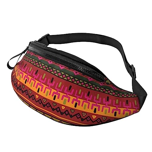 HSJFS Sporttasche mit Aufdruck "Eiffelturm und Fahrrad", lässige Brusttasche, Mexikanische Volkskunst Boho, Einheitsgröße