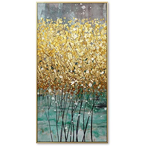 Wand Bilder Bilder Abstrakte Goldene Leinwand Bild Grünes Gold Moderne Luxus Poster Kunstdrucke Leinwand Wand Bilder Für Wohnzimmer Wohnkultur Rahmenlos 60×120cm