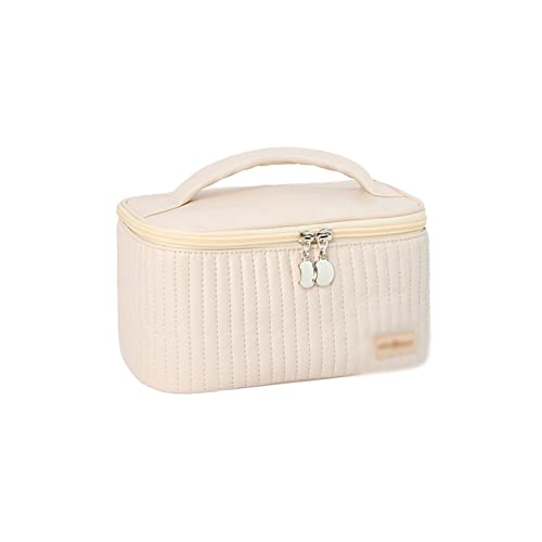 HJBFVXV Kosmetiktaschen 1pc Large Capacity Travel Cosmetic Bag Portable Leather Cosmetic Bag Women's Waterproof Bathroom Wash Bag Multi-Functional