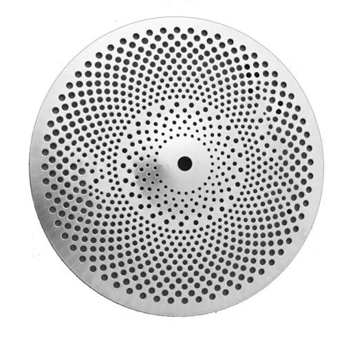 Becken Mit Geringer Lautstärke, 10 Zoll Splash Mute Becken, Handgefertigtes Becken Aus Legierung Für Üben Schlagzeug-Becken-Set (Color : Silver)