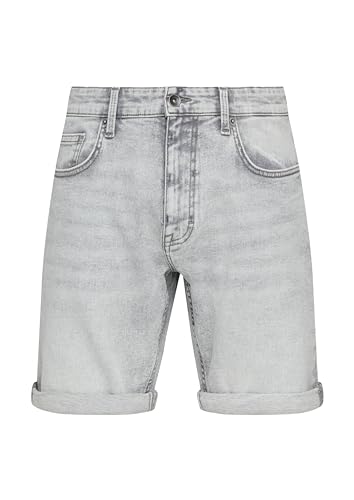 QS Herren 2147128 Jeans Bermuda, Regular Fit, GREY 92Z3, 38