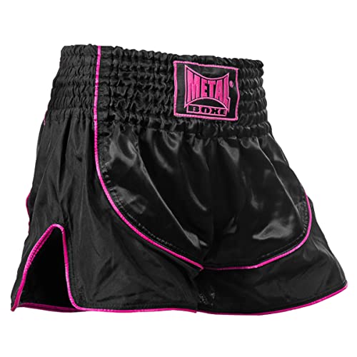 METAL BOXE Short Thaï Siam Noir/Rose S