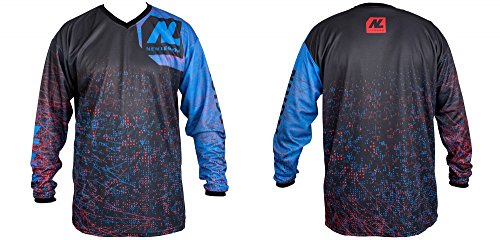 New Legion Paintball Jersey Ultimate Pro, Mehrfarbig (Dash Red/Blue), Gr. XL/XXL