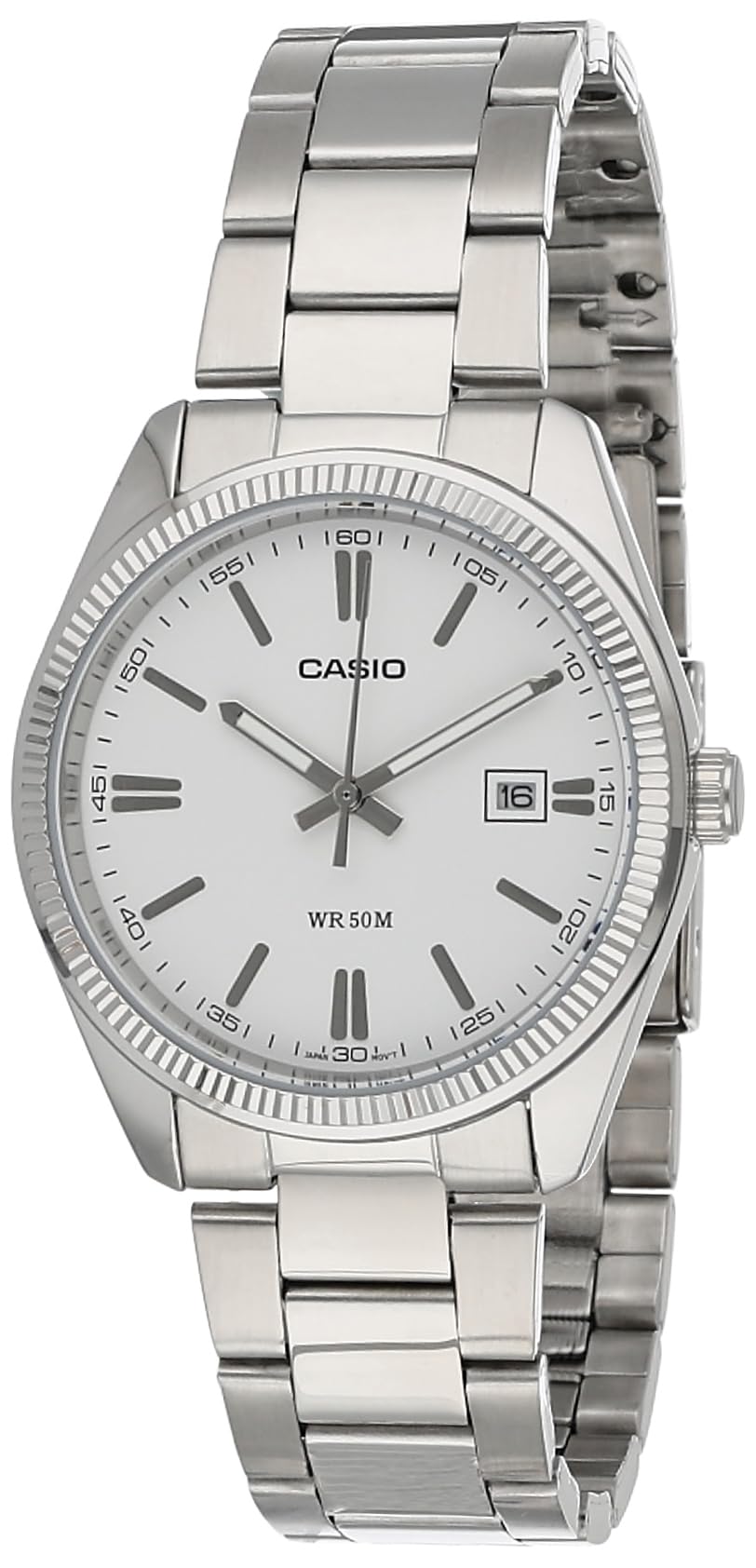 Casio Herren-Armbanduhr Classic Analog Quarz Edelstahl MTP-1302D-7A1