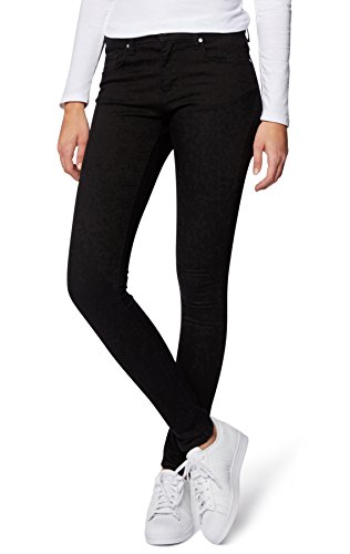 WOTEGA - Viola Damen Stretch Jeans Skinny Fit, Black (4008), W33/L34