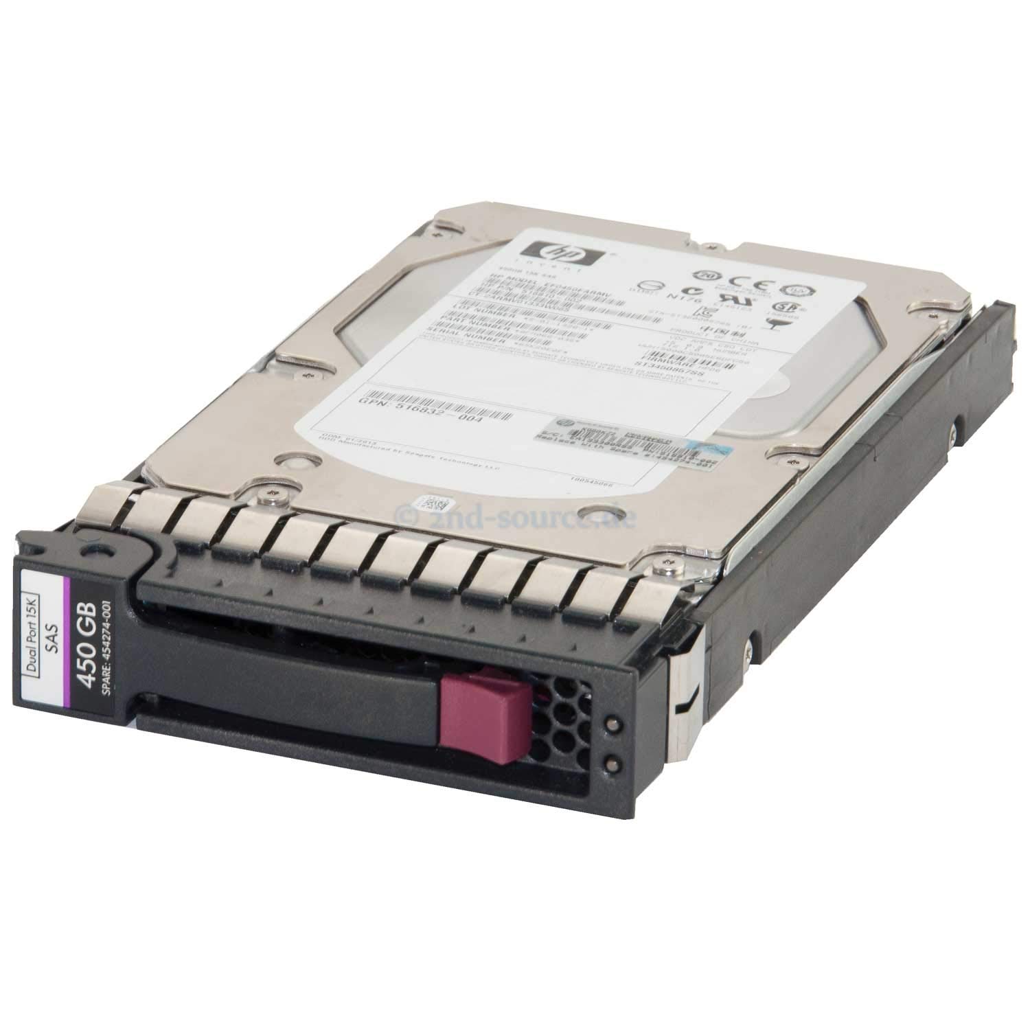 HP 454232-B21 450GB interne Festplatte (SAS, 15000rpm, 8,9 cm (3,5 Zoll))