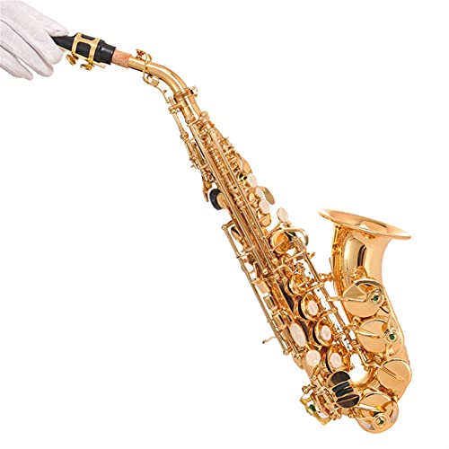 Sopran- Saxophon BB Gebogener Sopran- Sax Des Musikinstrumentsaxophons Für Kinder