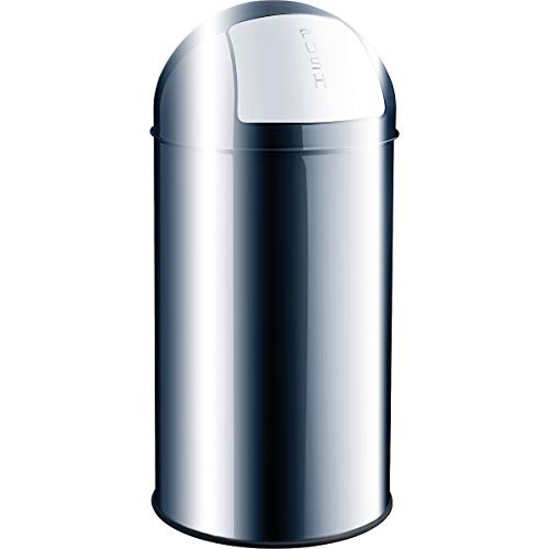 helit Edelstahl-Abfalleimer , the dome, , 30 Liter, silber