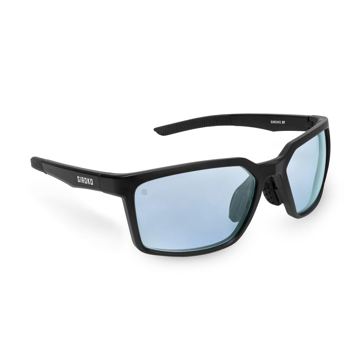 SIROKO - Selbsttönende Sportbrille X1 Photochromic OttawaSchwarz/Hellblau