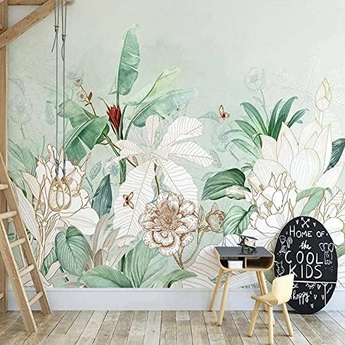 XLMING Gartenpflanzen Und Blumen 3D Tapete Home Dekoration Wohnzimmer Sofa Schlafzimmer Tv Hintergrund Wand-300cm×210cm