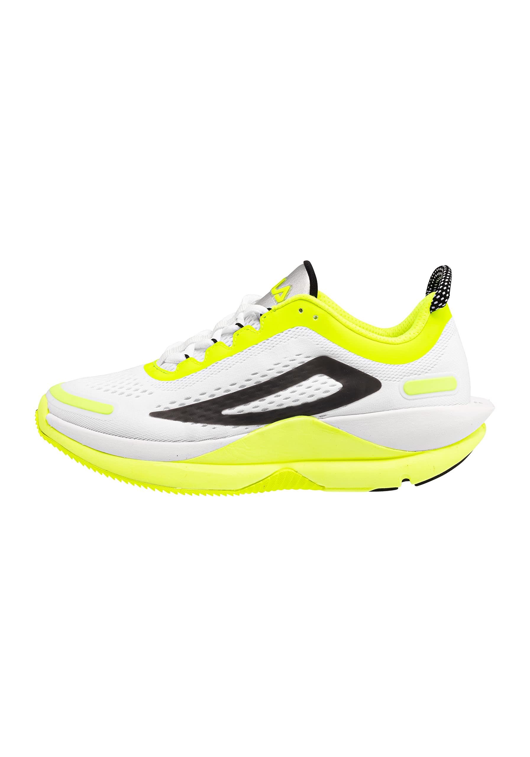 FILA Damen SHOCKET Train WMN Laufschuh, White-Black-Safety Yellow, 37 EU