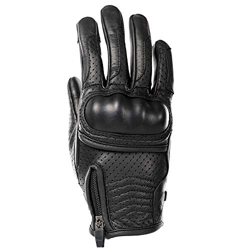 Vquattro Motorradhandschuhe, CE-geprüft, für Damen, Schwarz, S