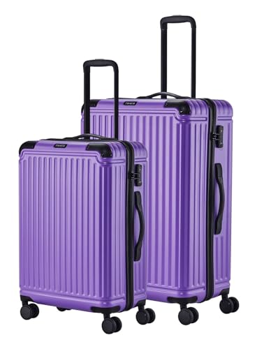 Travelite Cruise 4-Rollen Trolley Set Flieder