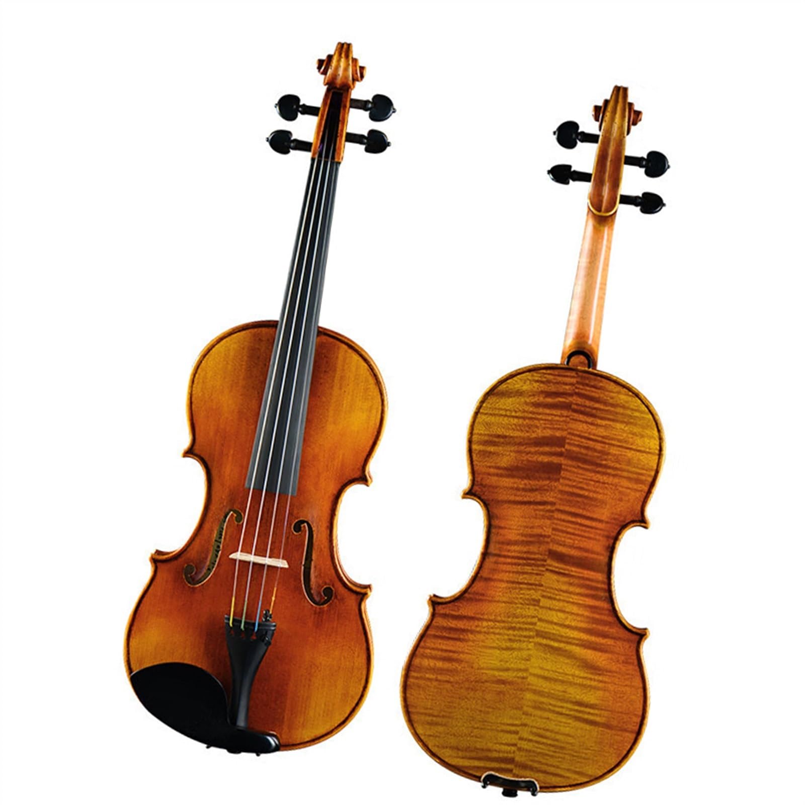 Standard Violine Professionelle Bühnenperformance-Prüfung Fortgeschrittenes Handgefertigtes Violinen-Musikinstrument(1/8)