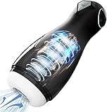 Elektrischer männlicher Masturbator Cup mit 5 Saugnäpfen 12 Vibrationsmodi für Penisstimulation Automatische 3D strukturierte Blowjob Taschenmuschi für Männer Masturbation Penis Hahn Stimulation Männlicher Stroker Sexspielzeug