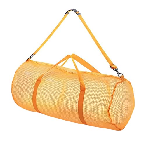 CANNXI Große Netztasche für Taucher, Schnorchel, Ausrüstung mit Reißverschluss, Wassersport, Strand, Tauchen, Schnorcheln