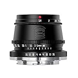 TTArtisan 35mm F1.4 APS-C Objekt Anschluss MFT Mount Black Weitwinkelobjektiv mit manuellem Fokus