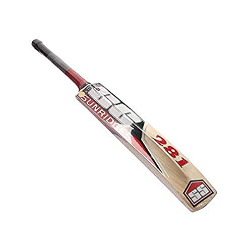 S+S SS Unisex-Adult Retro Super Power Kricket Schläger, Beige, Kurzer Griff