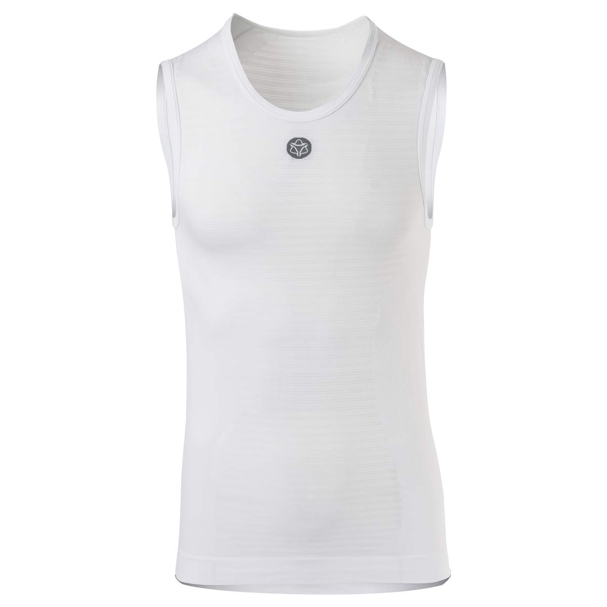 AGU Unisex-Adult Bianco Maglia Intima SUMMERDAY Base Smanicata, S-M