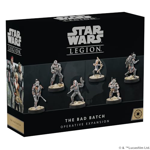 Star Wars: Legion Bad Batch Erweiterung - Clone Force 99 Miniaturen Pack! Tabletop Miniaturen Strategiespiel für Kinder & Erwachsene, ab 14 Jahren, 2 Spieler, 3 Stunden Spielzeit, hergestellt von