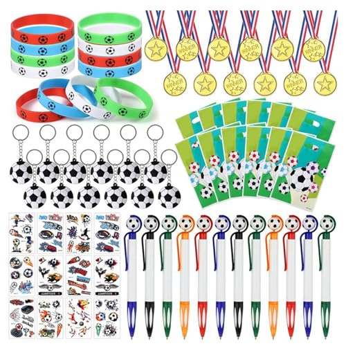 Avejjbaey Fußball Armbänder Schlüsselanhänger Fußball Themen Set Ansprechend Ideal Teenager Die Fußball Entfesseln