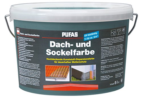 Pufas 10240 Dach und Sockelfarbe, Basaltblau