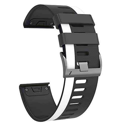 OPKDE 22 x 26 mm Smartwatch-Armband für Coros Vertix 2 Smartwatch, Silikon, schnelle und einfache Passform, für Garmin Fenix 7 7X Armband, 22mm Fenix 7, Achat