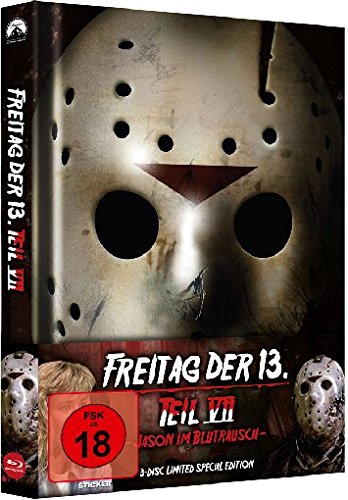 Freitag, der 13. - Teil 7: Jason im Blutrausch - Uncut/Mediabook (+ DVD) (+ Bonus-DVD) [Blu-ray] [Limited Edition]