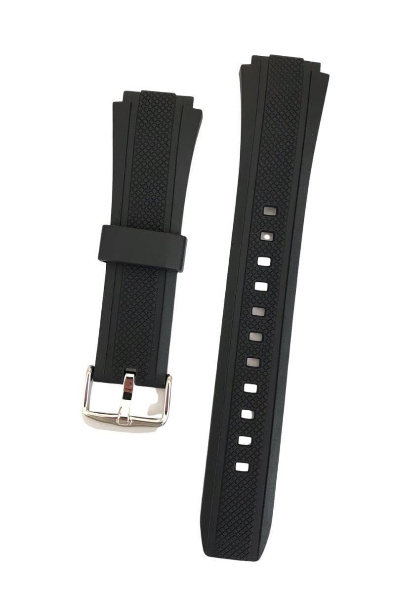 Casio Uhrenarmband Resin schwarz EF-552 10357533