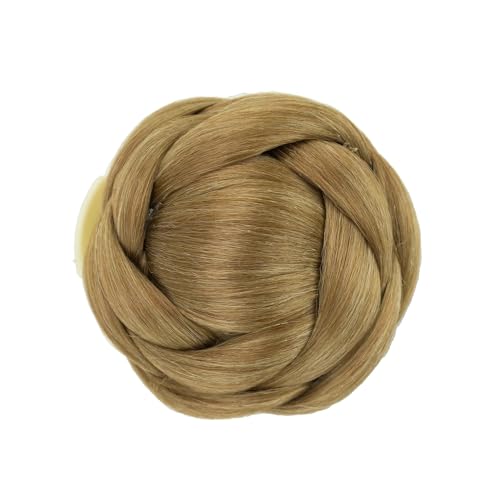 Haarteil Synthetisches Haar, geflochten, Chignon, Tänzer-Haar, Donut-Haarteile, Haargummi, Klaue, Haarknoten, Hochsteckfrisur for Hochzeitsfeier Haarverlängerung(Mix Copper)