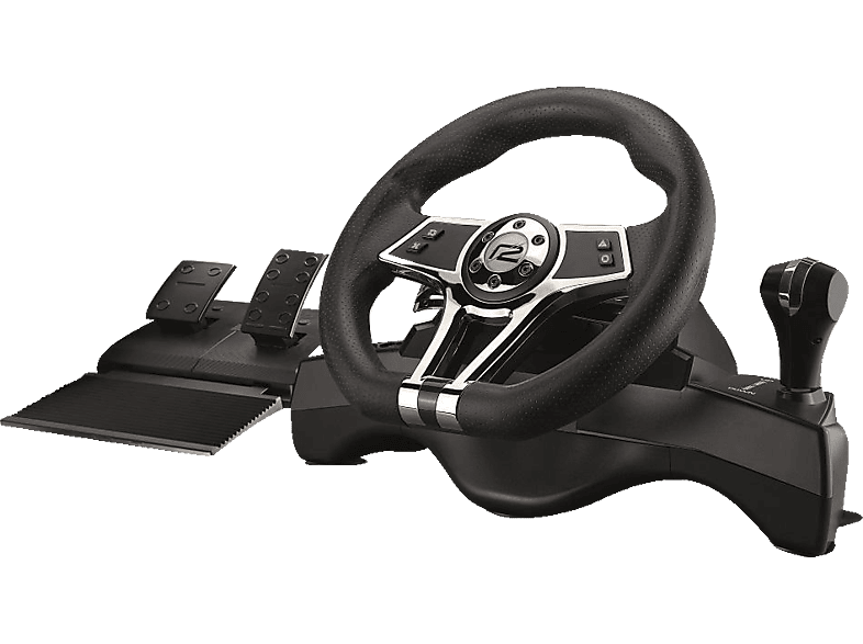 READY 2 GAMING HURRICANE WHEEL PRO für PC, PS3, PS4, Switch Lenkrad mit Pedalen