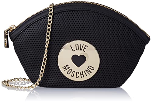 Love Moschino Damen BORSA A SPALLA Umhngetasche, Schwarz, Einheitsgröße