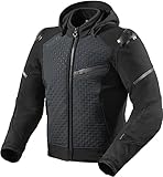 Revit Iridium H2O Motorrad Textiljacke, schwarz, XXL