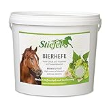 Stiefel Bierhefe für Pferde, 100% naturbelassene & Reine Bierhefe, ideal im Fellwechsel & zur Weidesaison, fördert den Stoffwechsel & die Verdauung, mit Vitaminen & Spurenelementen, 3kg